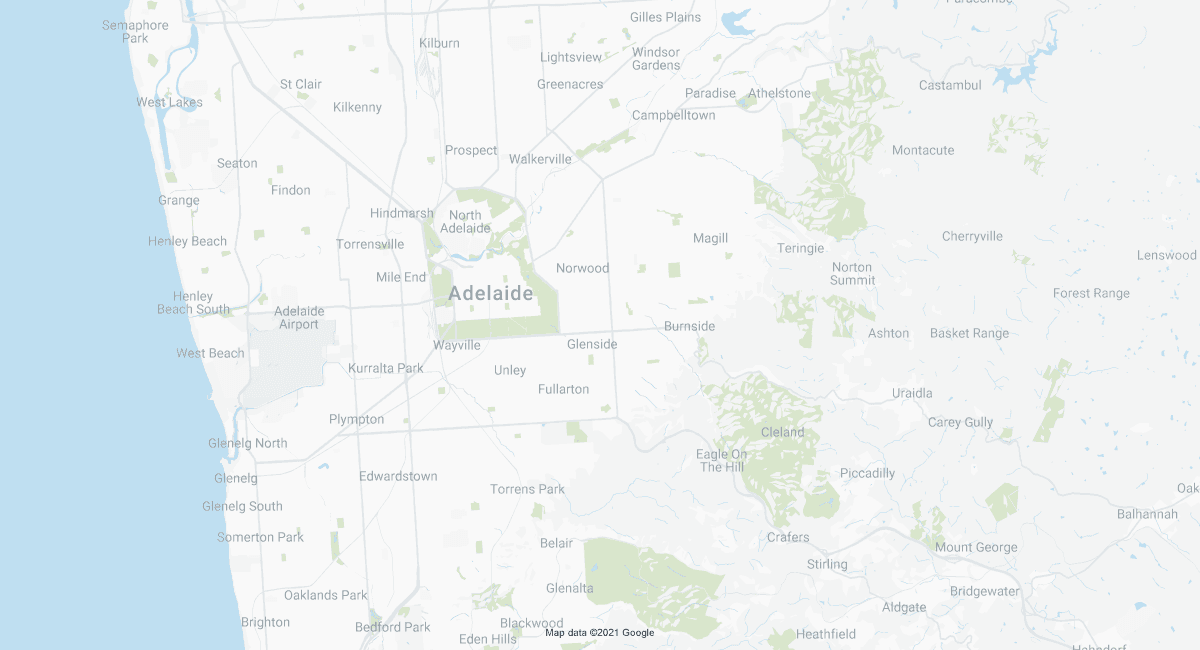 Map of Ambius Los Angeles service area