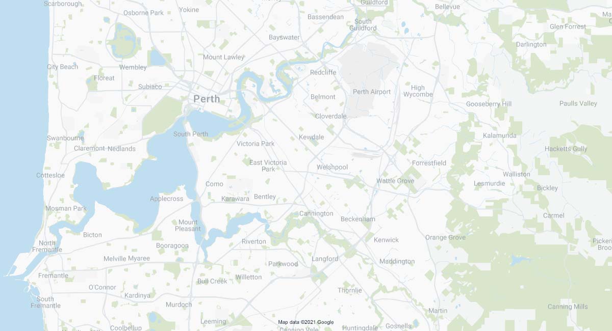 Map of Ambius Los Angeles service area